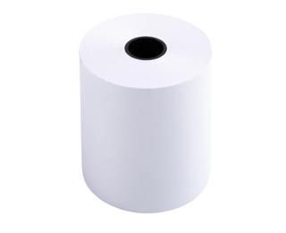 Bobine pour machine à calculer 57x50 mm - 1 pli offset extra-blanc 60g/m2. - Blanc