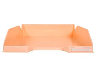 Letter tray COMBO Pastel coral glossy 
