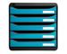 Glossy turquoise