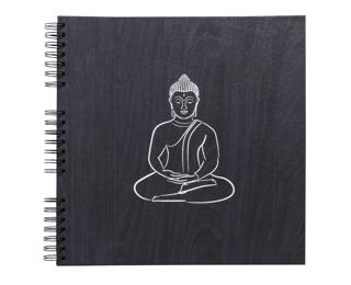 Álbum espir 60p ne 32x32cm Zen ébano