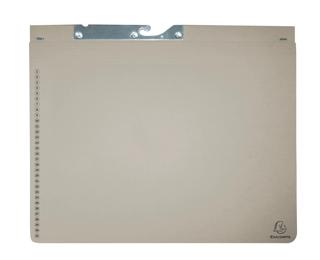 Pendelhefter mit 1 Abheftvorrichtung, 275x318mm, Packung mit 25 Stück - Grau