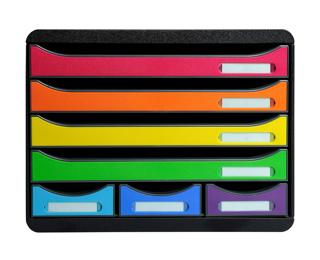 STORE-BOX MINI 7 drawers harlequin 