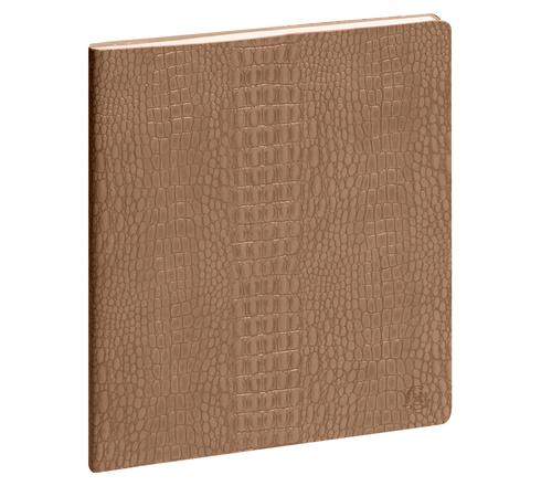 Agenda Semainier Exacompta Horizons 22 Baby Croco 2026 - 22,5x18,5 Cm, Couverture Croco Amovible, Fabriqué En France
