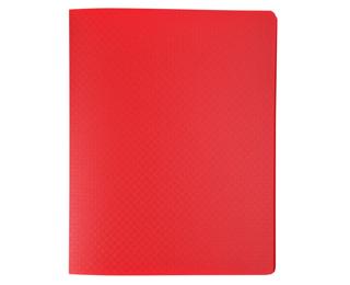 Portalistino Opak polipropilene 500 micron, 20 buste liscio - 17x22 - Rosso