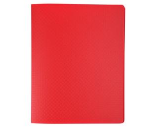 Portalistino Opak polipropilene 500 micron, 20 buste liscio - 17x22 - Rosso