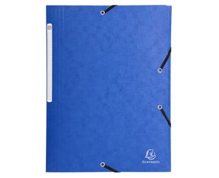 Sammelmappe mit Gummizug und 3 Klappen, Colorspan-Karton 600g, für DIN A4, Maxi Capacity, Scotten - Farben sortiert