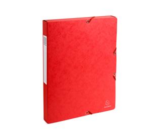 Klasseerdoos glanskarton Rug 25mm - A4 - Rood