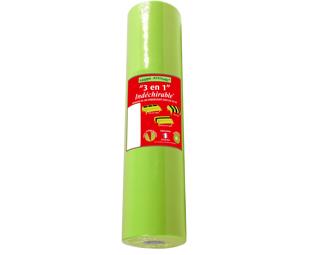 3 en 1 en rouleau spunbond, indéchirable et épongeable - 48x0,40m