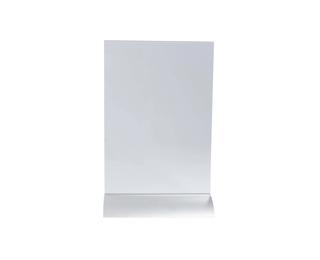 Porte-visuel vertical pied aluminium A4 