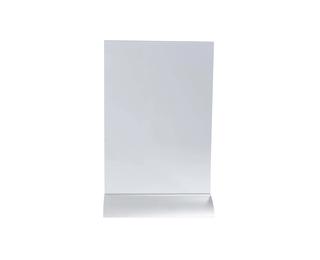 Inclined visual display holder A4 aluminium foot