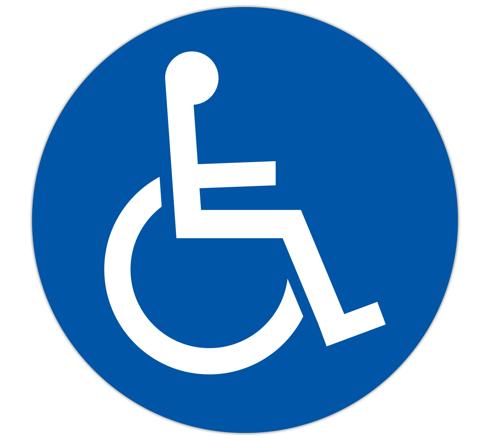 Panneau Alu Parking Réservé Handicapé - Signalétique De Parking