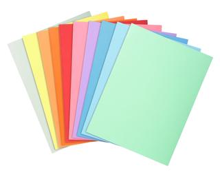 SUPER 210 Pak van 10 mappen 210g/m2 -24x32cm voor A4. - Geassorteerd