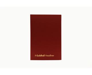 Guildhall Headliner Account Book Series 38 6Dr - Burgundy