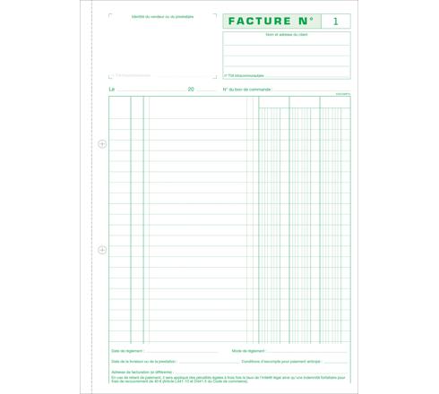 Exacompta factuurboek, ft 29,7x21 cm, tweetalig, dupli (50 x 2 Exacompta factuurboek, ft 29,7x21 cm, tweetalig, dupli (50 x 2