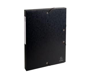 Klasseerdoos glanskarton Rug 25mm - A4 - Zwart