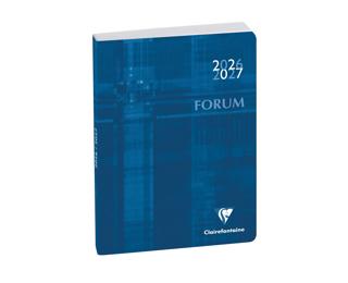 Agenda Forum Métric 12 x 17 cm Journalier Août 2026 à Juillet 2027 - Bleu