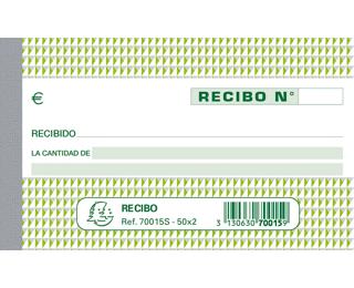 Talonarios anónimos - Recibos - Castellano