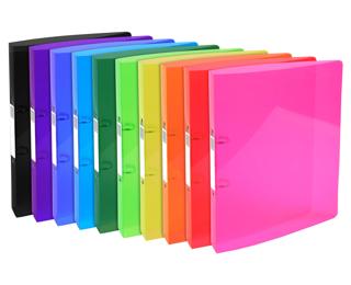 Mittelfestes Ringbuch 2 Ringe, aus Polypropylen 700µ, Iderama PP- A4 Maxi 