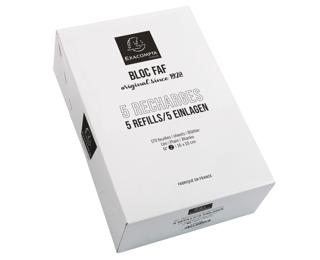 Box of 5 refill for FAF desk pad ndeg.2 16x10cm - White