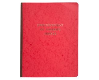 Piqûre 320X240 Courrier arrivée 80 pages - Rouge