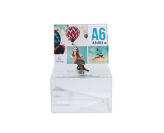 Urn A6 15X10.5X10 cm - Crystal