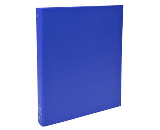 Exacompta PP covered Ring Binder, A4, 4 rings, 40mm spine - Blue