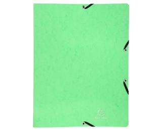 Raccoglitore chiusura con elastici 2 anelli 15mm Iderama - A4 - Verde anice