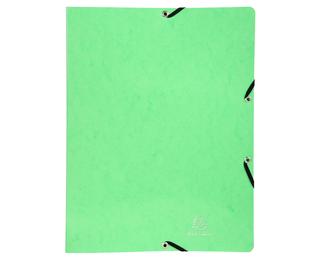 Raccoglitore chiusura con elastici 2 anelli 15mm Iderama - A4 - Verde anice