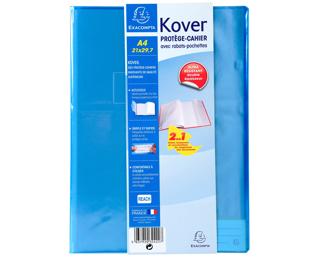 Protège-cahier translucide Kover® - 21x29,7cm - Couleurs assorties