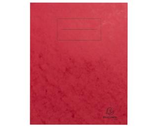 Funda Cuaderno 17x22 Cart. lust. rojo - Rojo