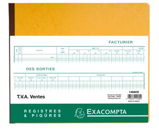 Piqûre TVA Sorties - texte FR - 31 lignes - avec feuille d'identification