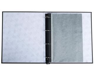 Recharge de 20 pages pour album photos classeur - Noir