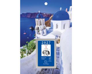 Bloc éphéméride comique Classique sur plaque illustrée 18 x 26 cm 2027 - Visuels assortis