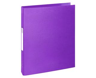Classeur rigide 2 anneaux 30mm Teksto - A4 - Violet