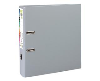 Ordner Prem'Touch, innen und außen aus PP, Rückenbreite 80mm, 32x30cm für DIN A4 Maxi - Dunkelgrau