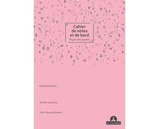 Cahier de notes et de bord du professeur, 297X210, 48 pages 