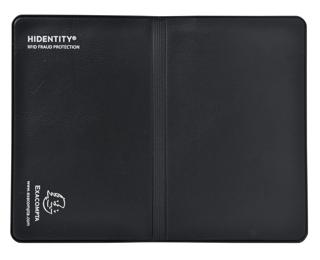 Schutzhülle für RFID Chips, 95x125cm, Hidentity Duo - Schwarz