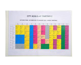 Pak van 10 geperforeerde showtassen - gladde PP 10/100ste - A3 horizontaal - Transparant