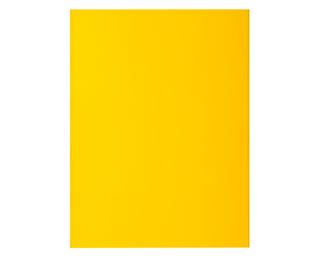 Paquet de 50 chemises 2 rabats ROCK''S 210 - 24x32cm - Jaune citron