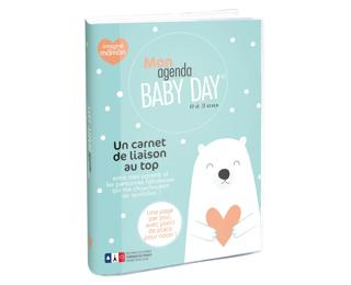 Agenda Baby Day 15 x 21 cm Journalier non daté 