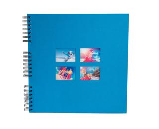 Wireb album 60pBlck 32x32cm MILANO - Blue