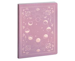 Agenda de bureau SAD 21 EasyTime Auréa 15 x 21 cm Semainier Septembre 2026 à Décembre 2027 - 16 mois - Rose