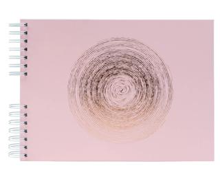 Wireb album 50p whi. 32x22 Ellipse green - Pink