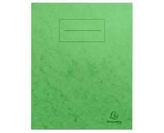 Protège cahier carte lustrée 225g - 17x22 cm - Vert