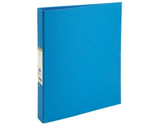 Classeur rembordé papier 2 anneaux 30mm Forever - A4 - Bleu clair