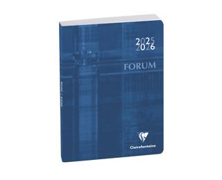 Agenda Forum Métric 12 x 17 cm Journalier Août 2025 à Juillet 2026 - Bleu