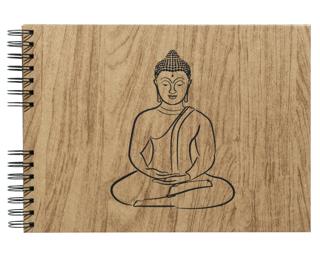 Álbum espir 50p ne 32x22cm Zen carvalho - Chêne