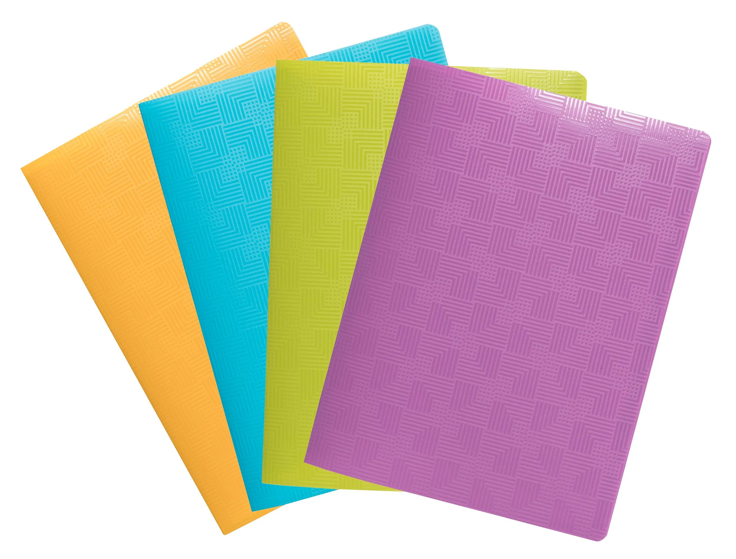 Porte-vues DOHE 20 Pochettes PP Souples - A4, 80 Microns, Couverture Translucide Rouge - 7