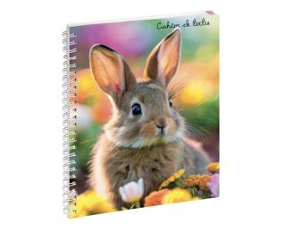 Cahier de textes Animaux Lapin 17 x 22 cm 