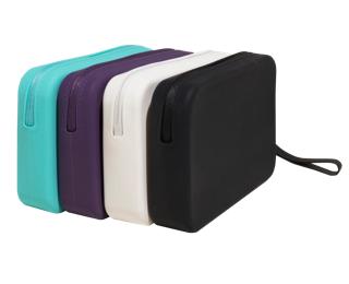 Silicon pouch TITANE 18,5x12x3,5cm ass - Assorted colours